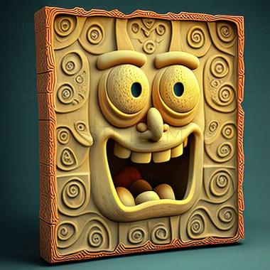 3D model SpongeBob SquarePants SuperSponge game (STL)